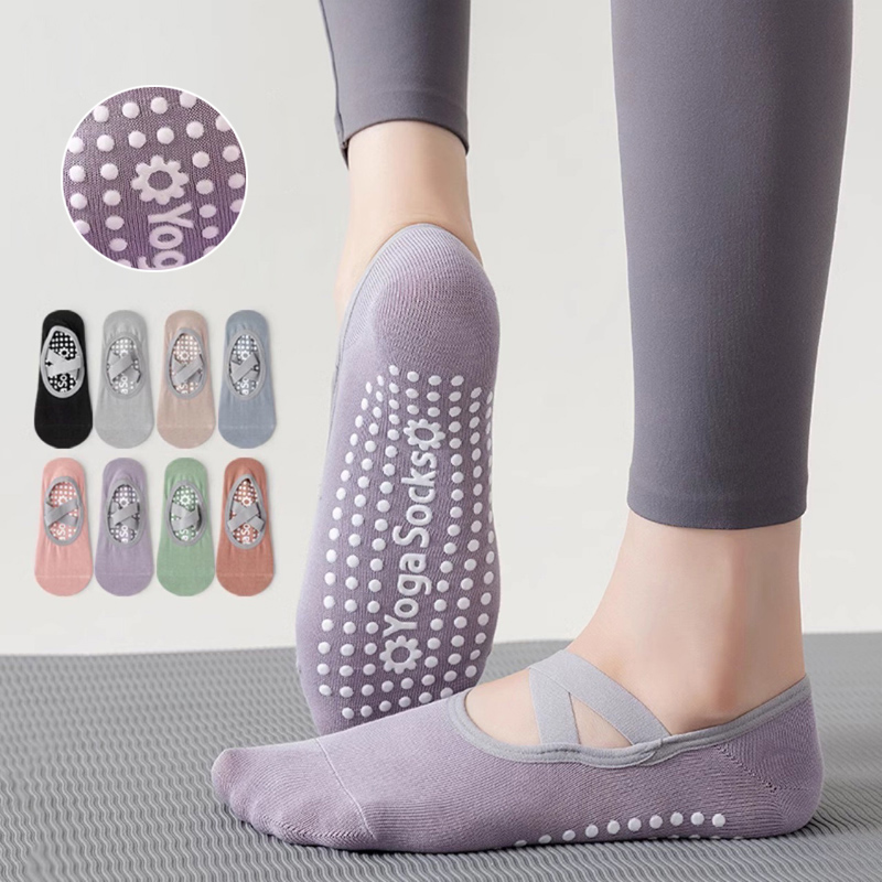 Pilates Yoga Ballet - Kaus kaki Yoga bawah handuk berongga