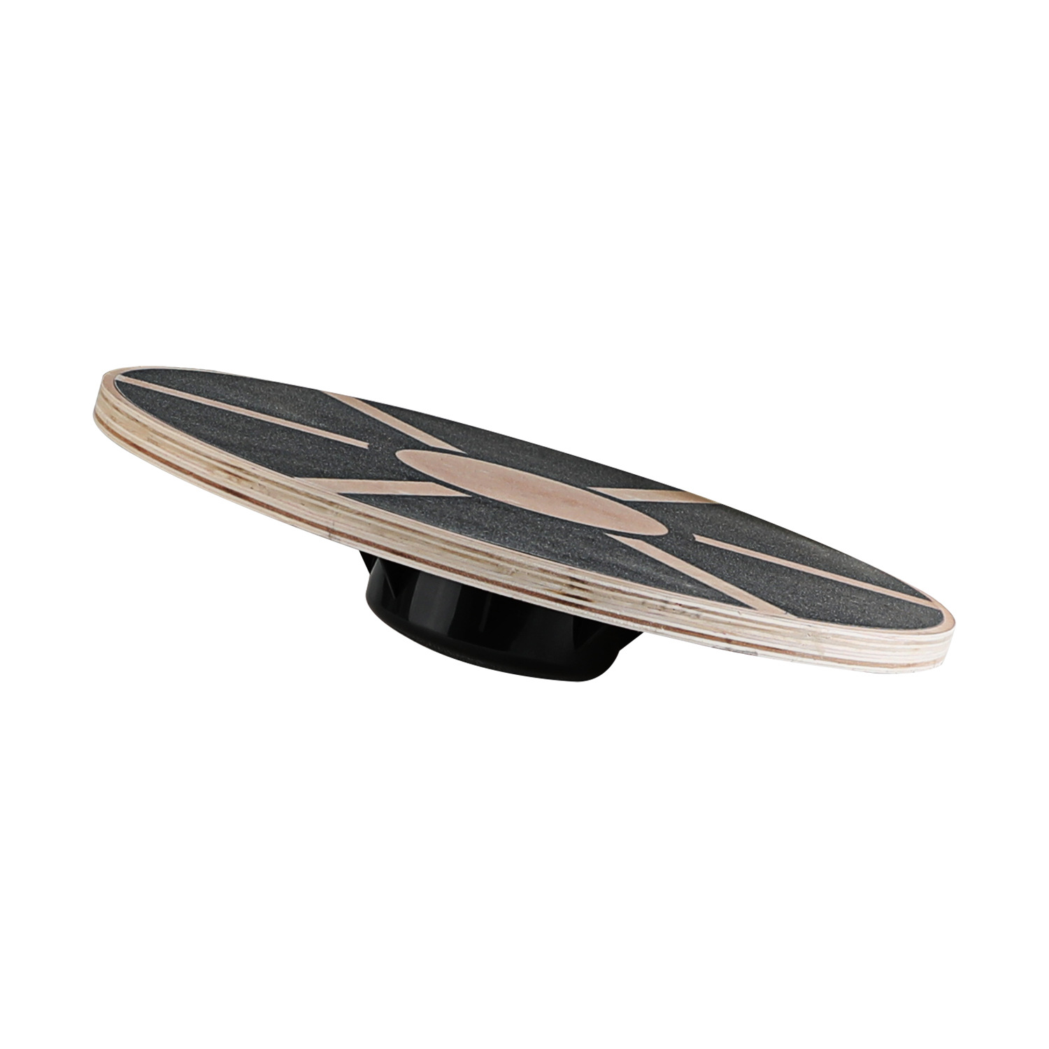 Balance Board Wobble - Papan Keseimbangan Yoga Kayu Putar Anti
