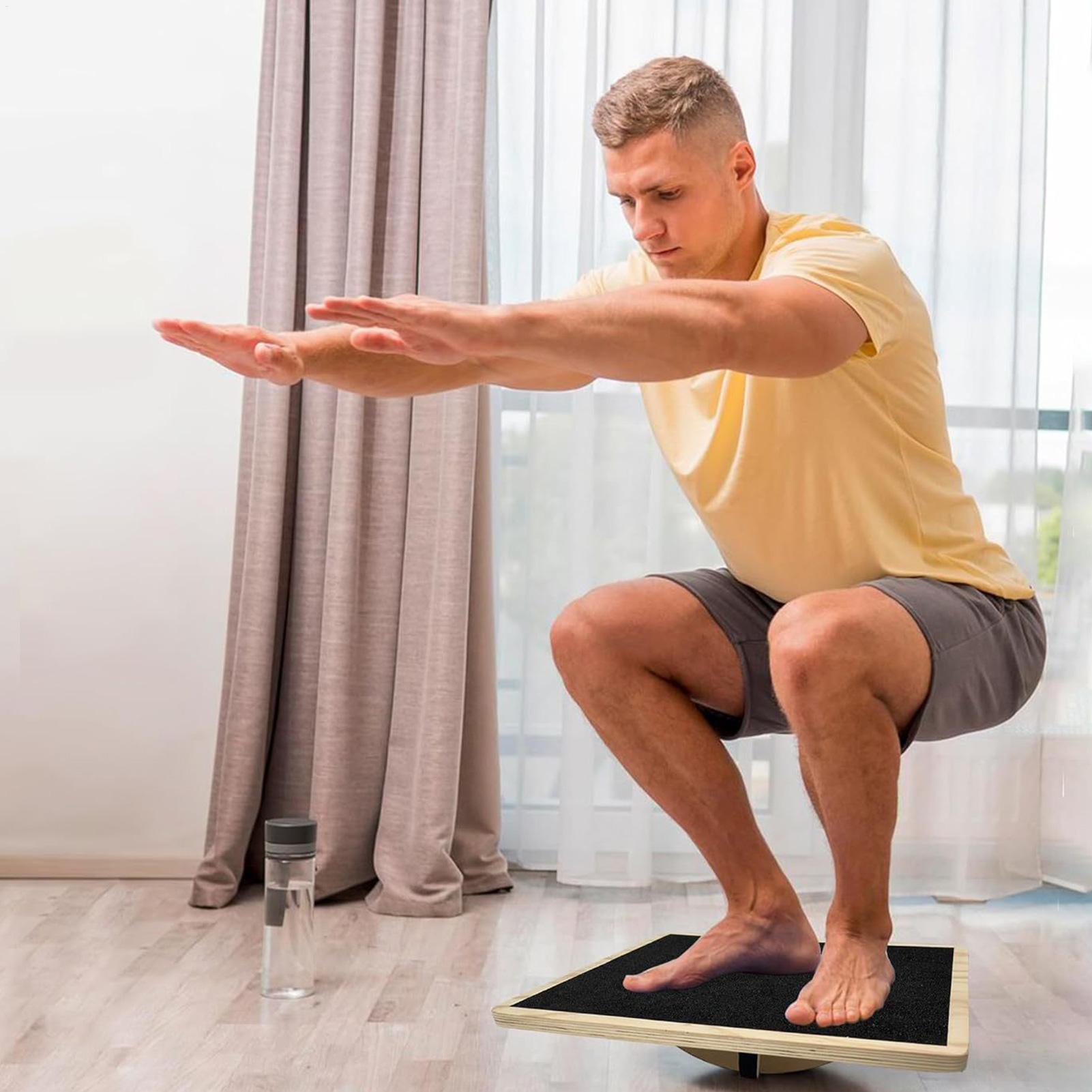 Papan Goyang Kayu Anti-Selip P - Balance Board Wobble ulasan dan harga