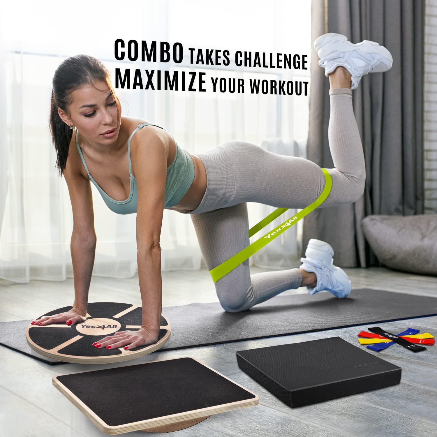 Papan Keseimbangan Kayu Serbag - Balance Board Wobble ulasan dan harga