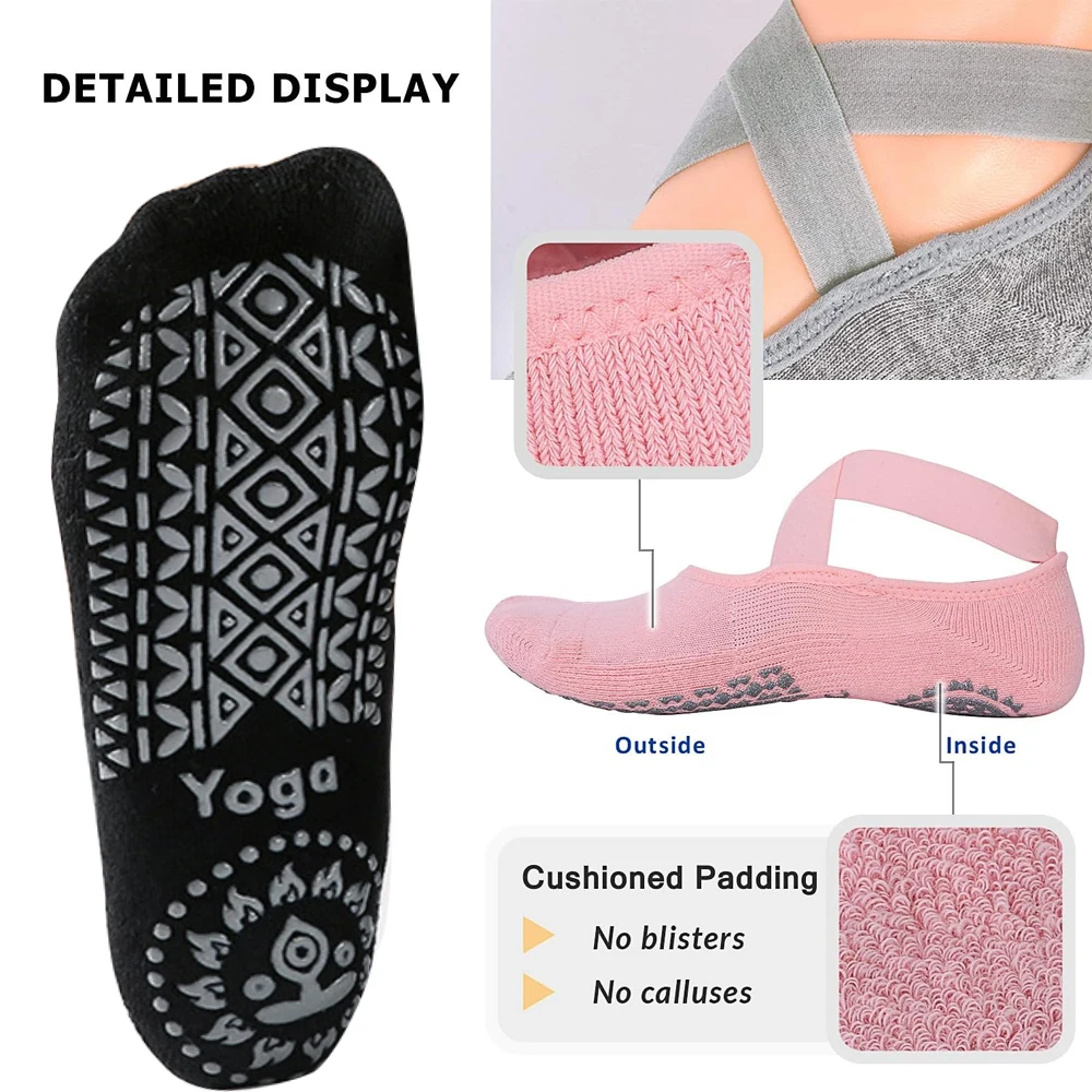 1 Pasang Kaus Kaki Yoga untuk  - Pilates Yoga Ballet ulasan dan harga