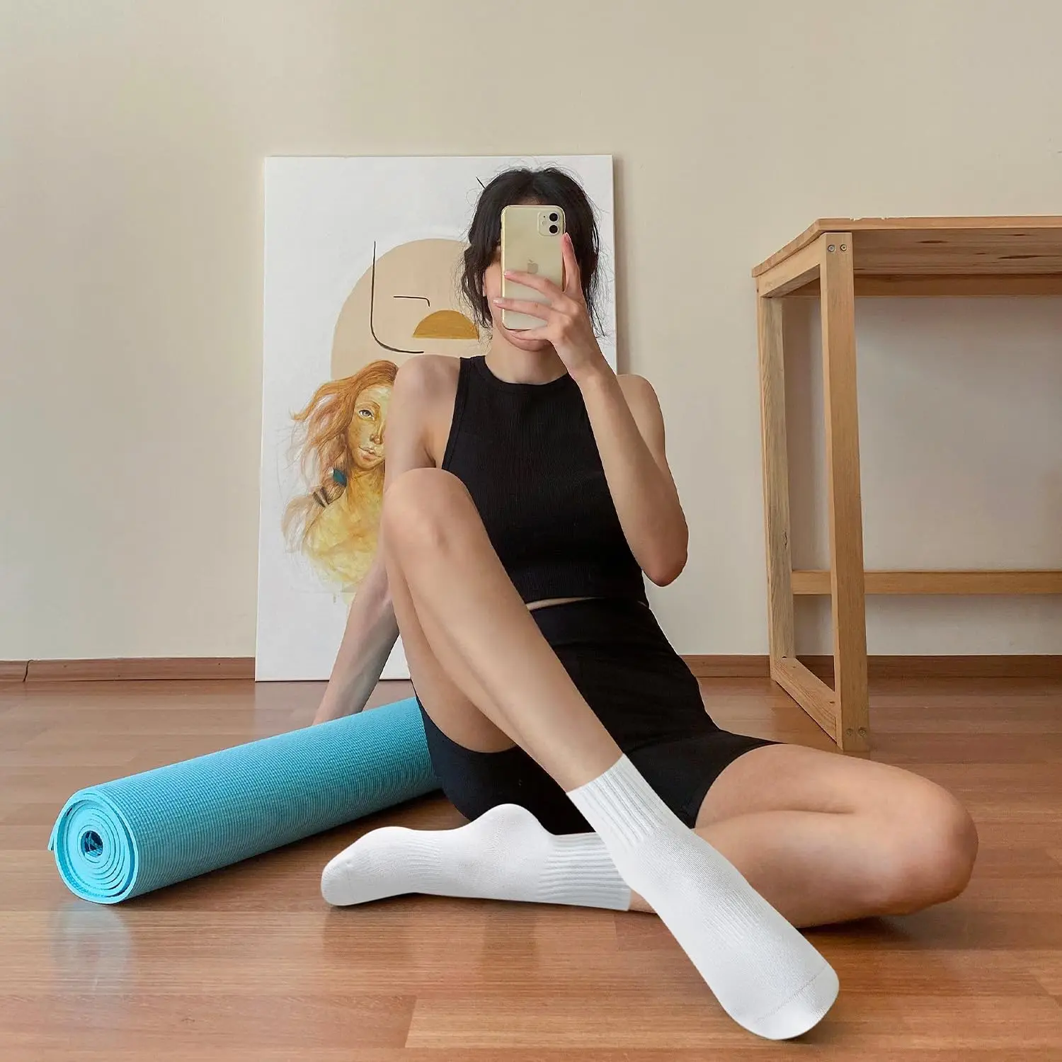 4 pasang kaus kaki yoga wanita - Pilates Yoga Ballet ulasan dan harga