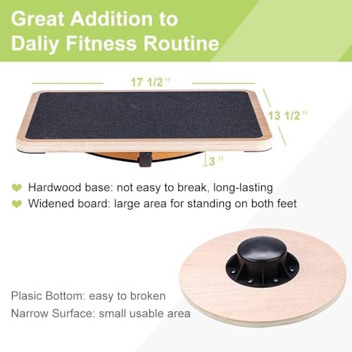 Papan Keseimbangan Kayu Profes - Balance Board Wobble ulasan dan harga