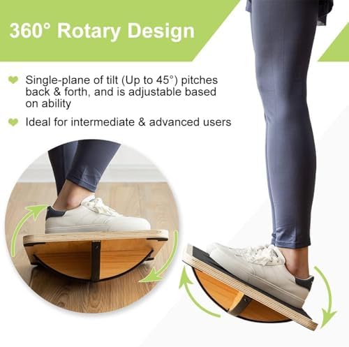 Papan Keseimbangan Kayu Profes - Balance Board Wobble ulasan dan harga