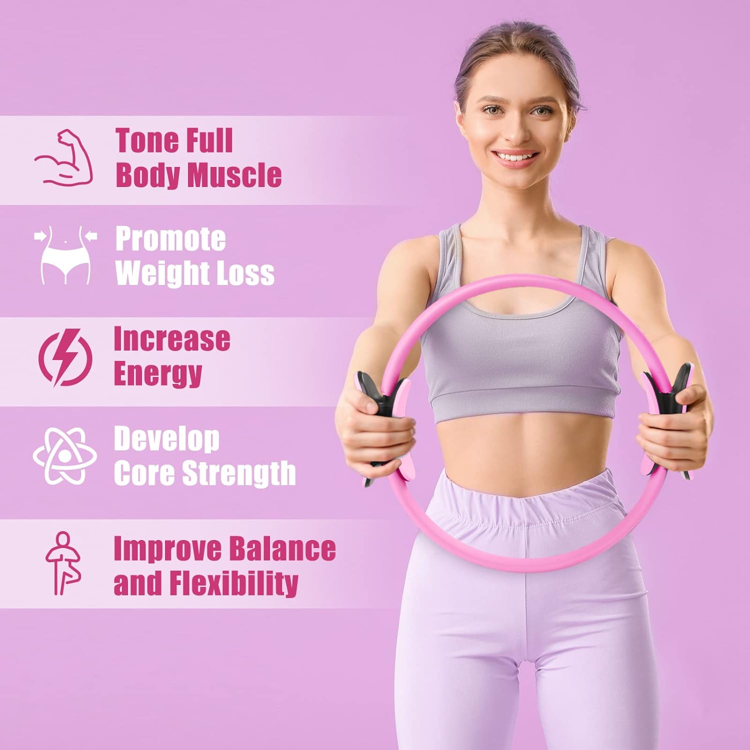 Ring Pilates Ajaib, Alat Latih - Pilates Yoga Tone ulasan dan harga