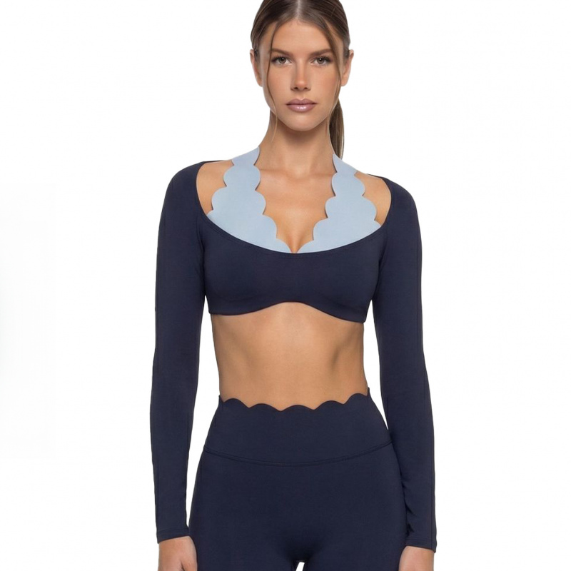 Baju Yoga Dua Potong Palsu Mod - Pilates Yoga Fit ulasan dan harga