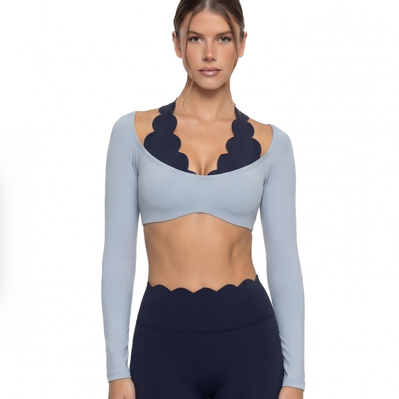 Baju Yoga Dua Potong Palsu Mod - Pilates Yoga Fit ulasan dan harga