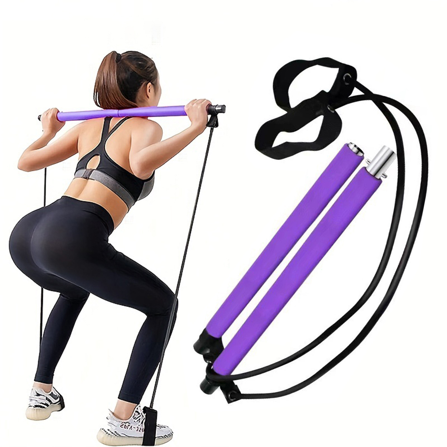 7 Buah Tongkat Batang Yoga Pil - Pilates Yoga Tone ulasan dan harga