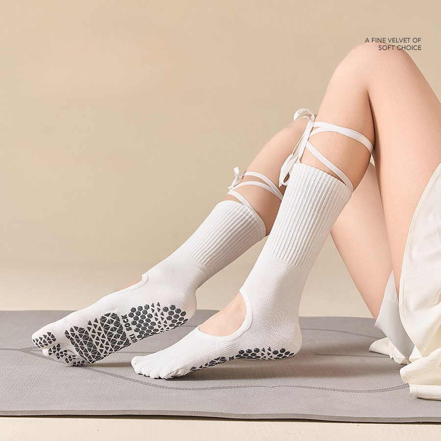 Kaus Kaki Yoga dengan Tali dan - Pilates Yoga Ballet ulasan dan harga