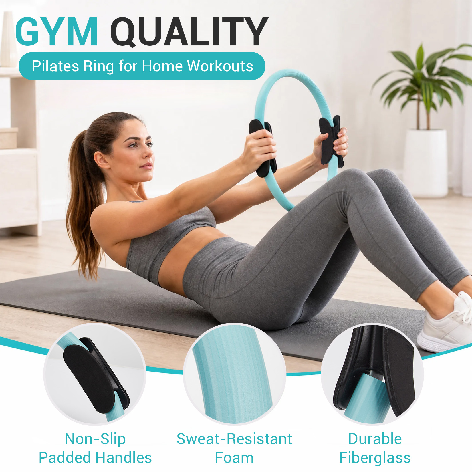 Set Latihan Pilates, Ring Pila - Pilates Yoga Tone ulasan dan harga