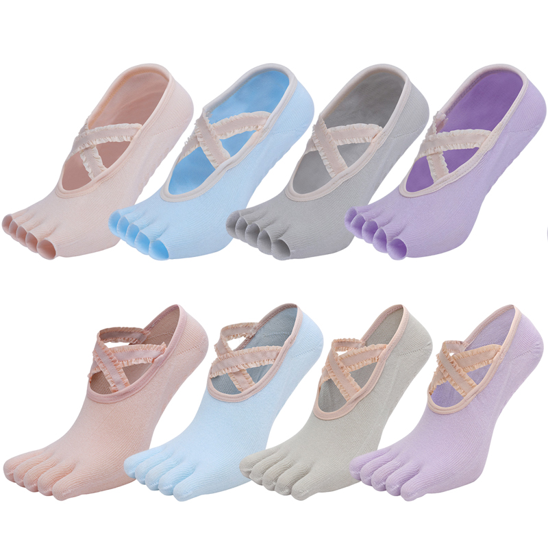 Kaus Kaki Yoga Lima Jari Balut - Pilates Yoga Ballet ulasan dan harga